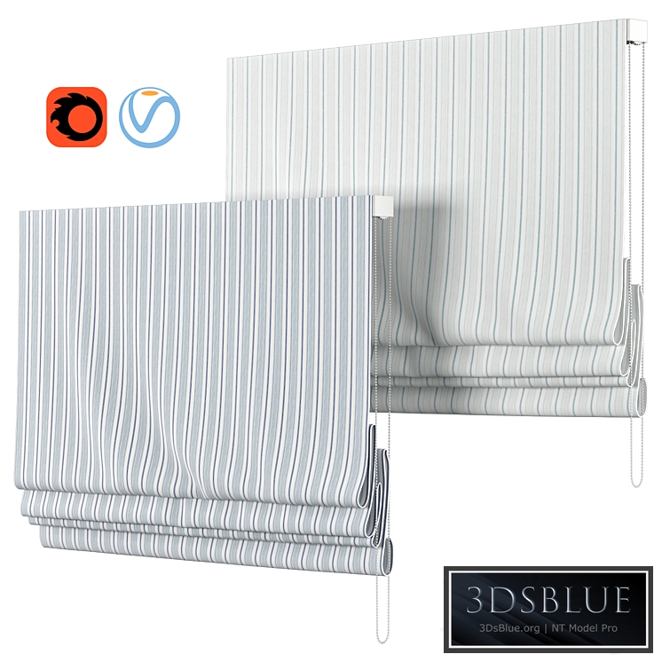 Roman Curtains 27 | Laura Ashley | Heacham stripe