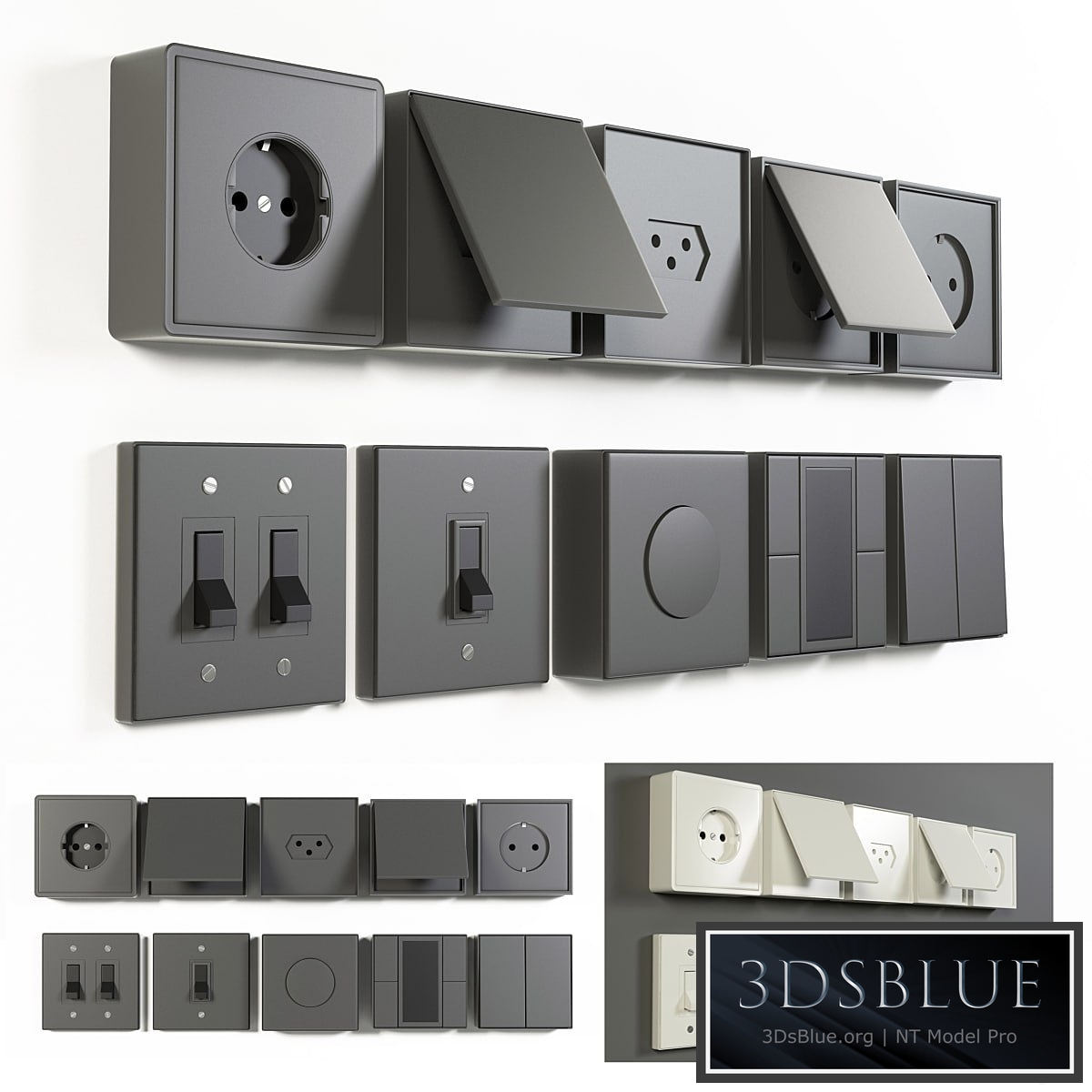 Jung LS 990 outlet & electric switches