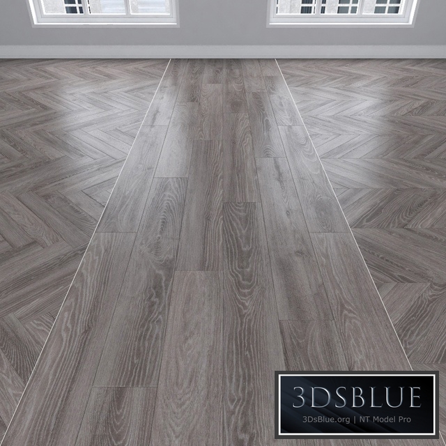 Parquet Oak, 3 types: herringbone, linear, chevron.