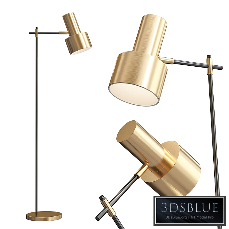 Floor lamp Margarita Brass Floor Lamp