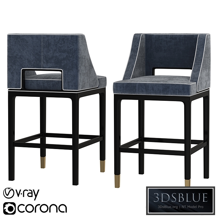 American bar stool Ferris Rafauli