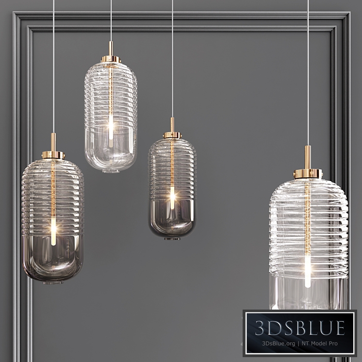 Ring Glass Art Chandelier 03