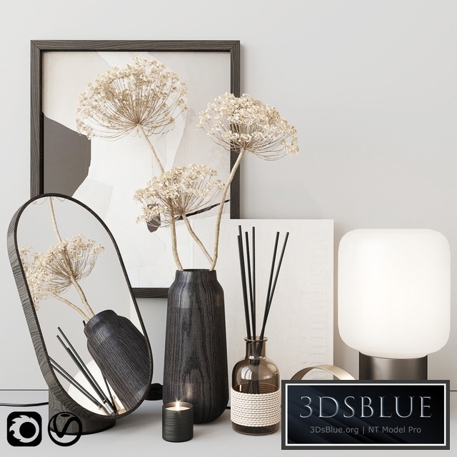 Decor with heracleum