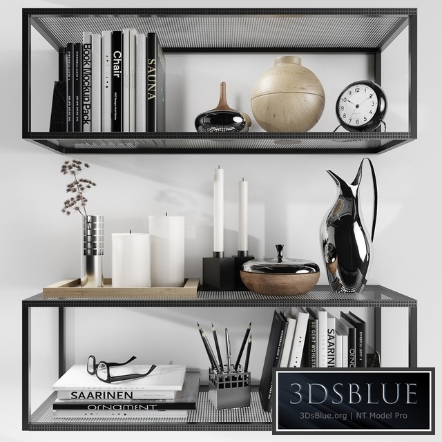 Shelves Kristina Dam with decorative filling
