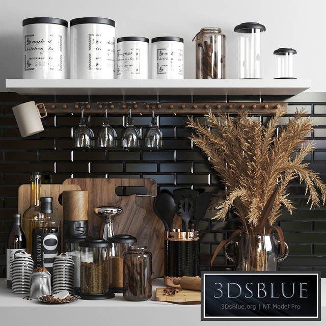 set1218 -kitchen brown