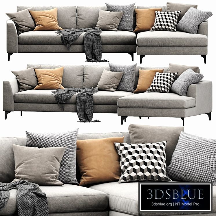 Meridiani Louis Up Chaise Lounge