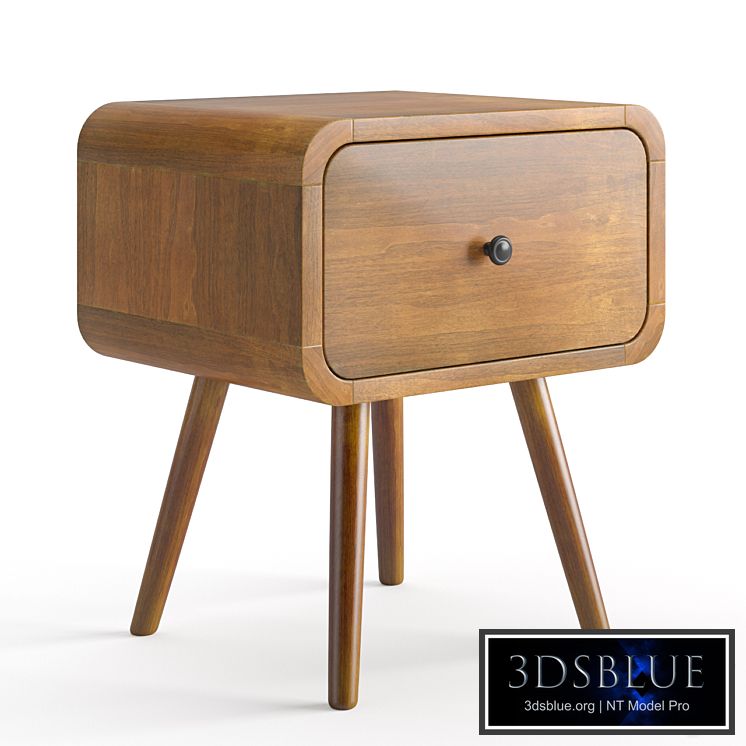 Danish teak bedside table