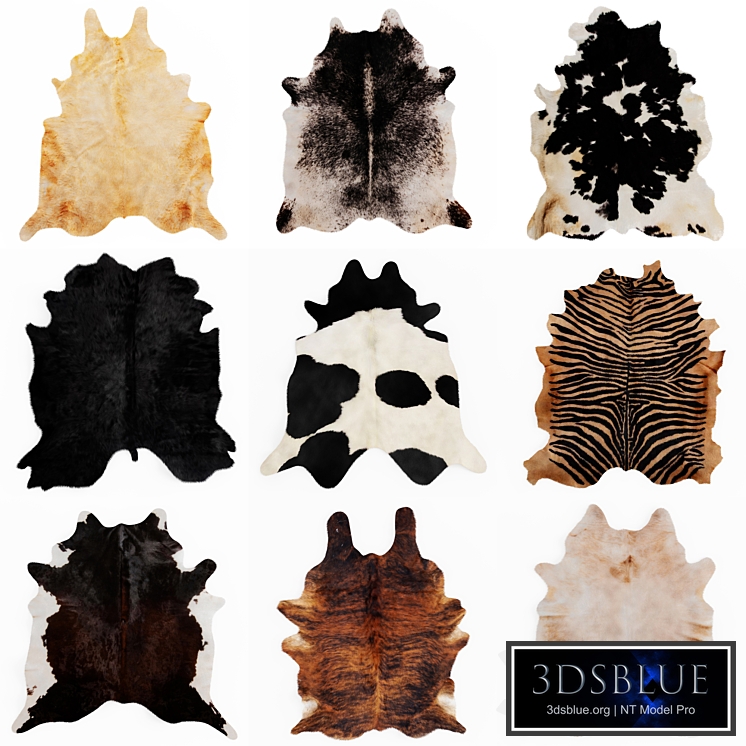 Nine Rugs From Animal Skins 09