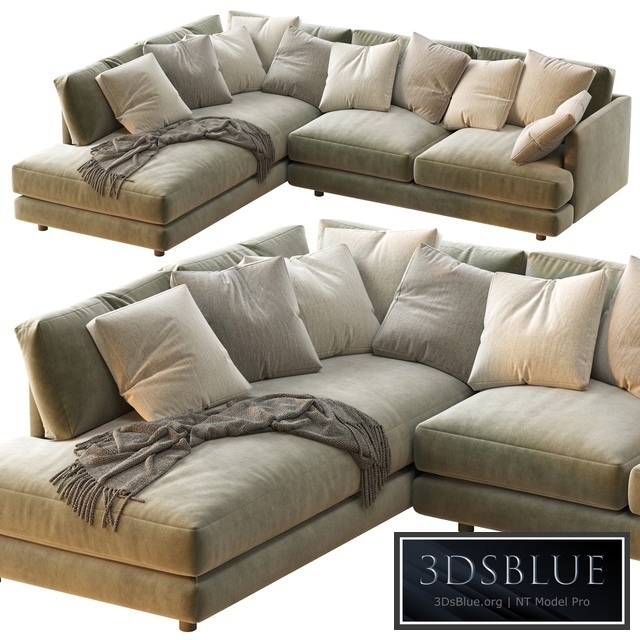 Haven 2-Piece Terminal Chaise Sectiona