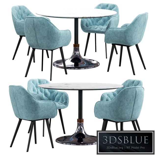 La forma & CB2 Hackney dining set