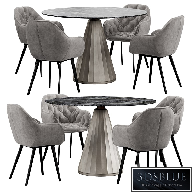 La forma & CB2 Paramount dining set