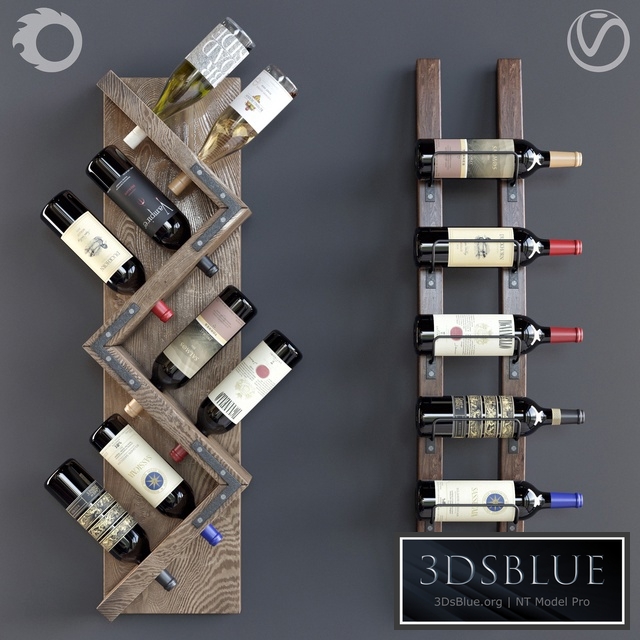 wine shelf