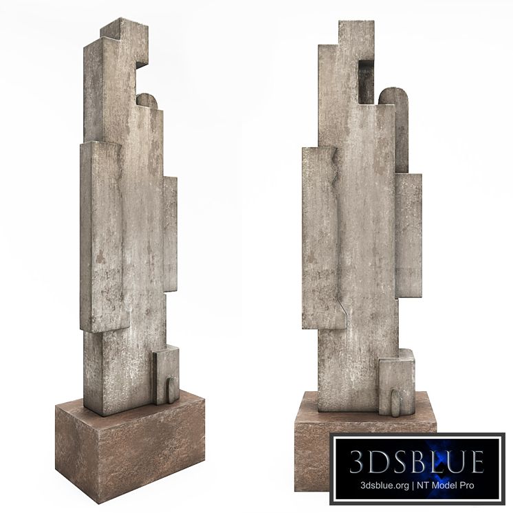 Geometric sculpture.