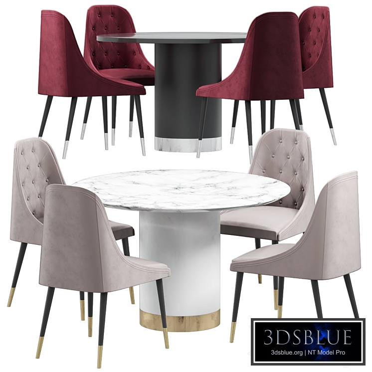 Beedle Chair & Ontario Dining Table