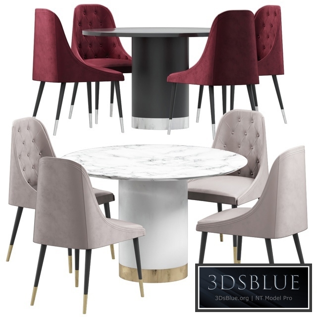 Beedle Chair & Ontario Dining Table