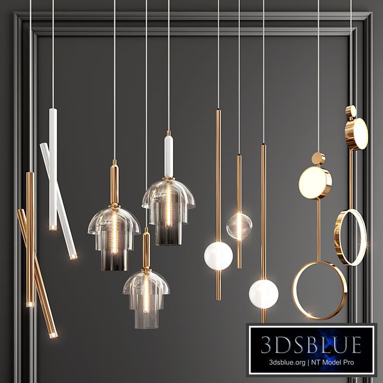 Four Pendant Lights set vol. 05