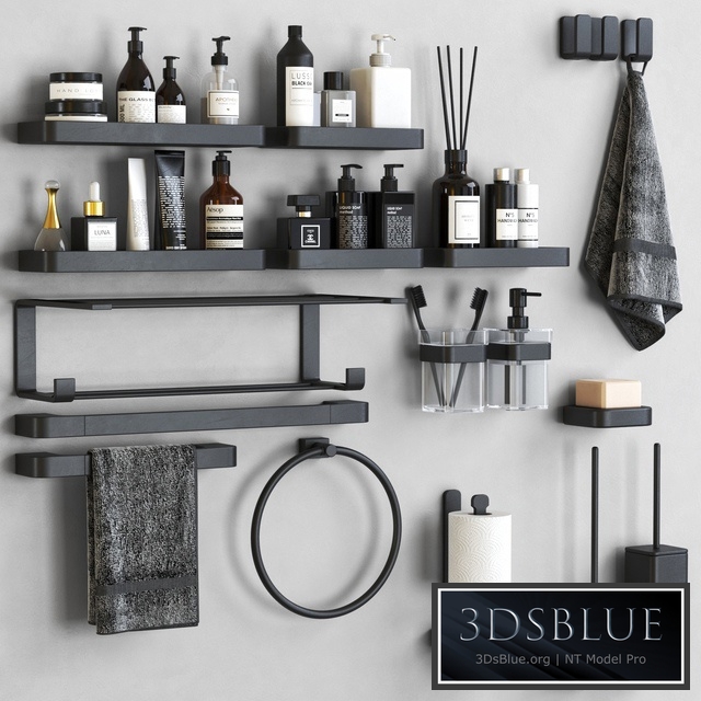 Outline bathroom accessories