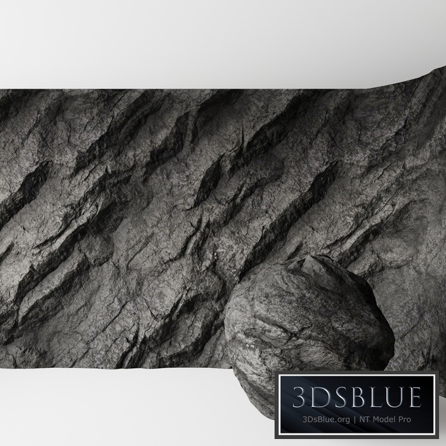 Rock cliff wall No. 3