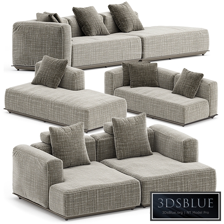 HYBRID OUTDOOR SOFA SET3 by B&B ITALIA