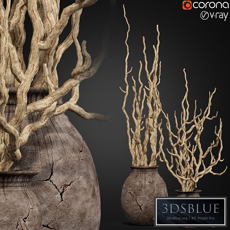 Decorative dry branch 01