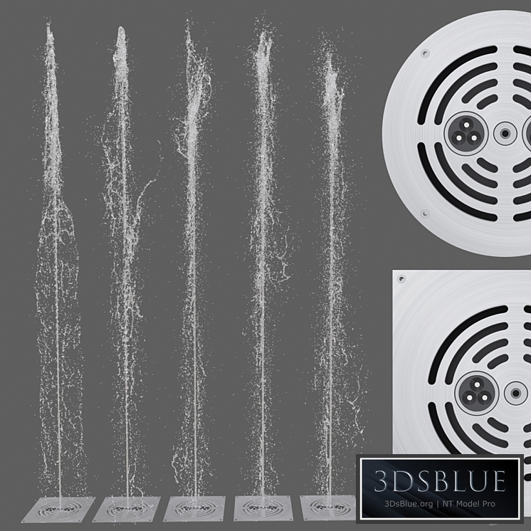 Pedestrian fountain Dry Deck KIT FPK-5000