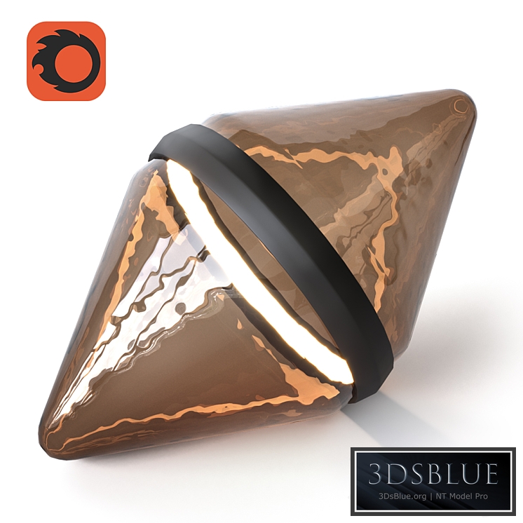 Floor lamp Hollow by Dan Yeffet