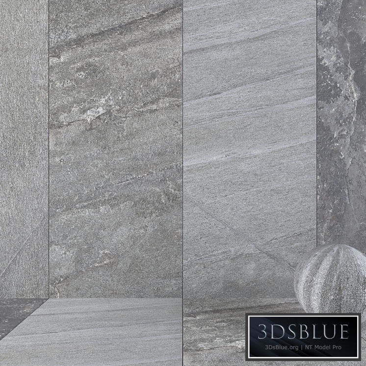 Stone Wall Santorini Gray Set 2