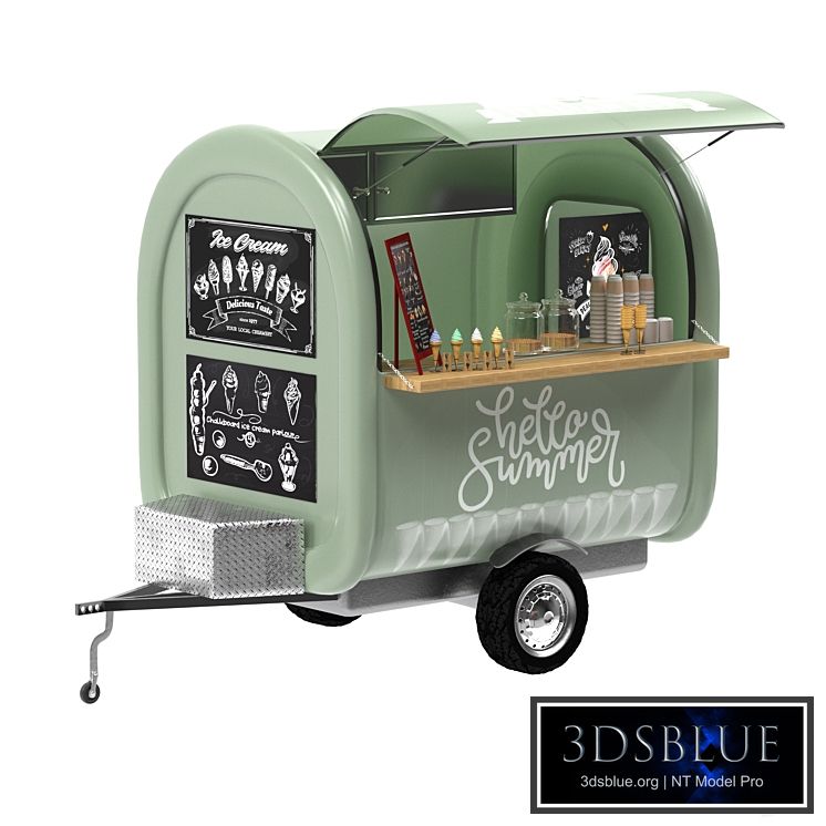 Food truck ice cream