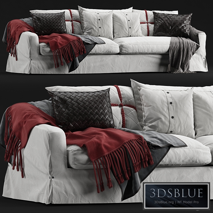 Roche Bobois sofa Fayence