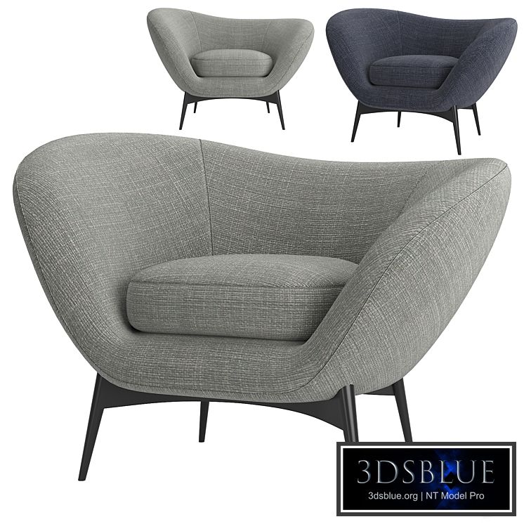 Armchair Oltremare by Saba Italia