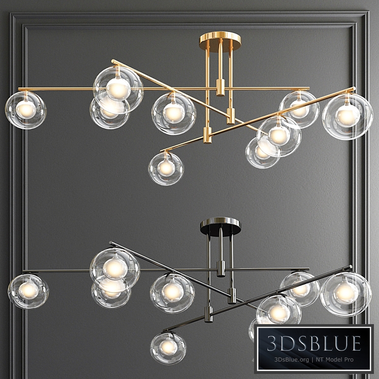 Orb Glass Shade Chandelier
