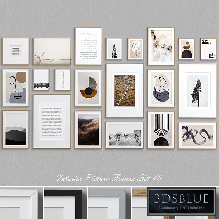Interior Picture Frames Set-46