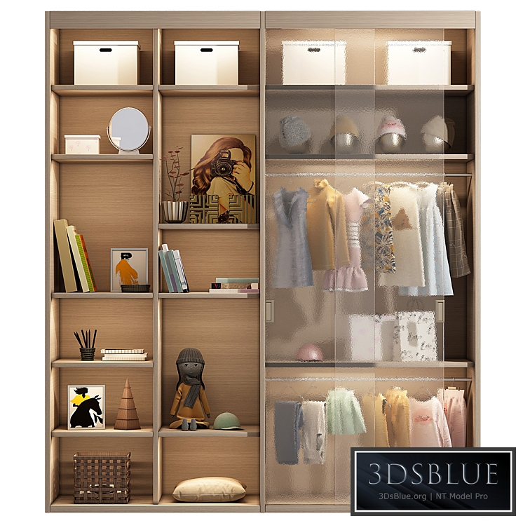 Wardrobe with decor 1
