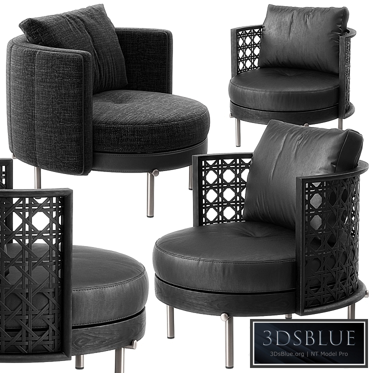 Torii armchairs by minotti