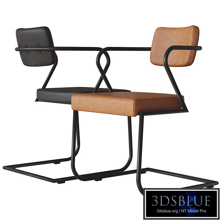 Gaff Metal Frame Chair Cb2