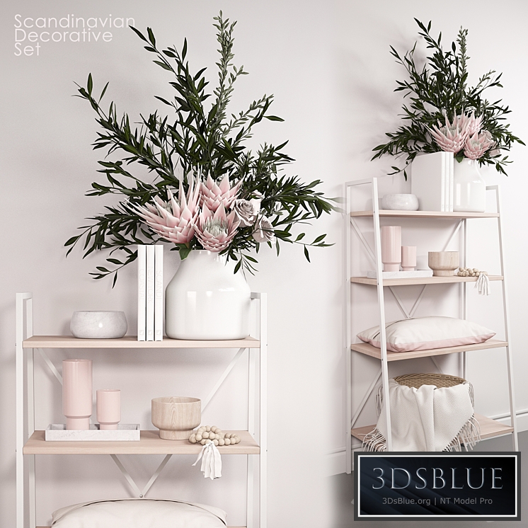 Scandinavian decorative set