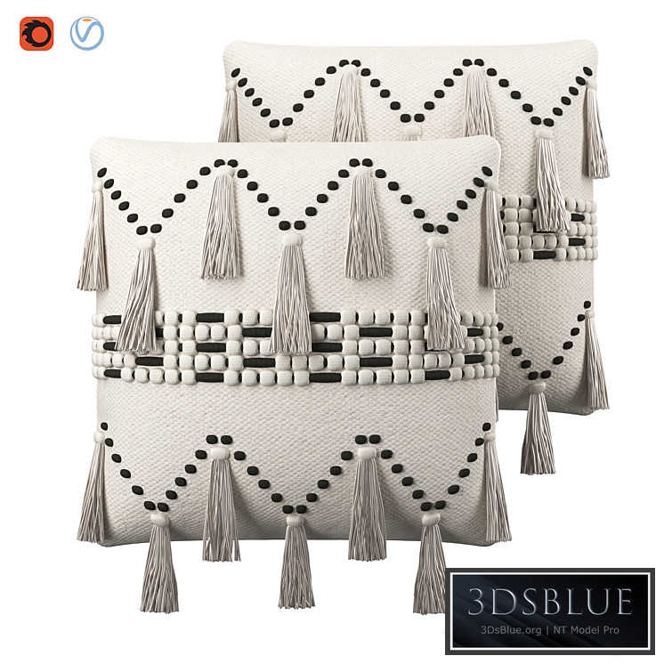 Tassel cushion