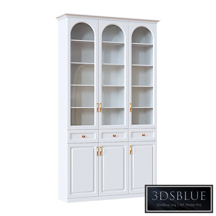 Bookcase Classic 2 white