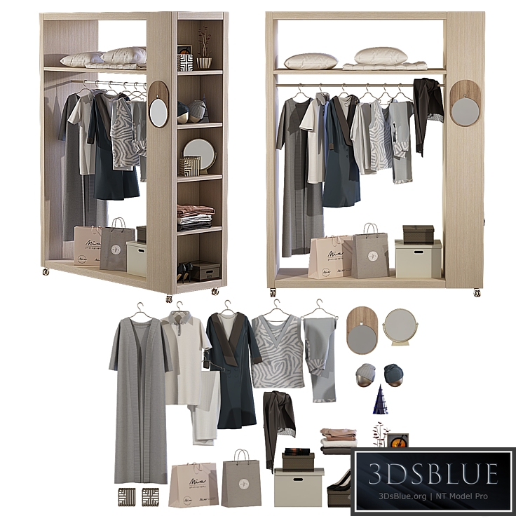 Wardrobe with decor 2