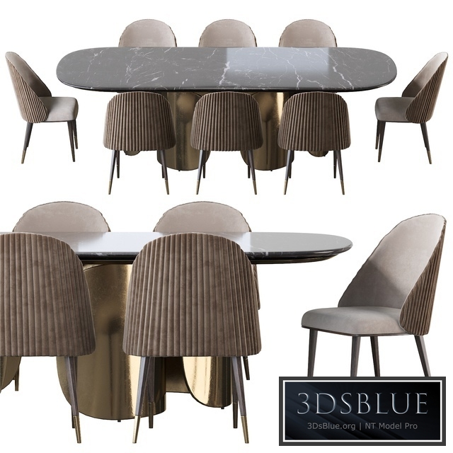 Oscar Opera Contemporary Table and Chair Diva Sb