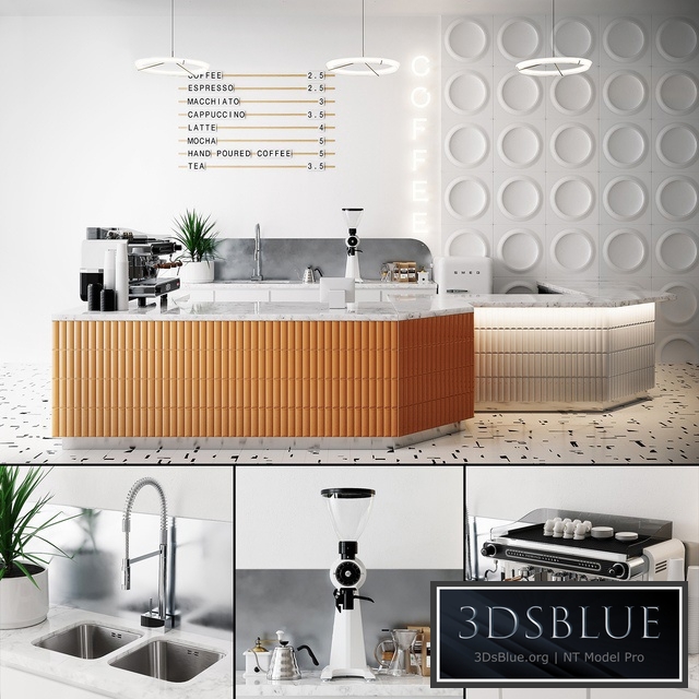 COFFEE SHOP 3 (Corona, Vray)