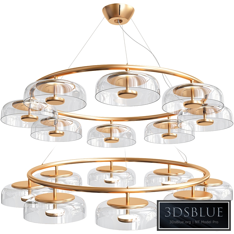 Nuura Blossi 8 Pendant Nordic Gold
