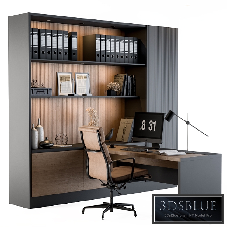 Office Furniture - Manager Set 04