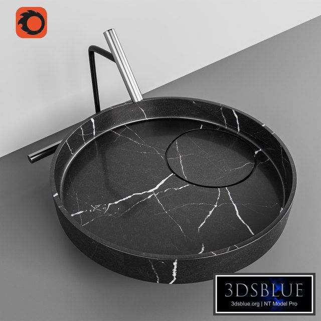 FALPER ECCENTRICO Marble washbasin