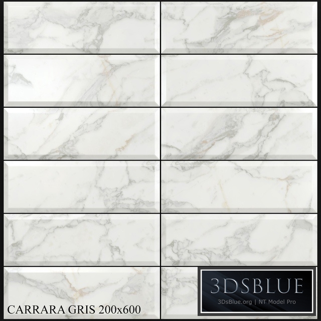 Keros Carrara Gris 200x600
