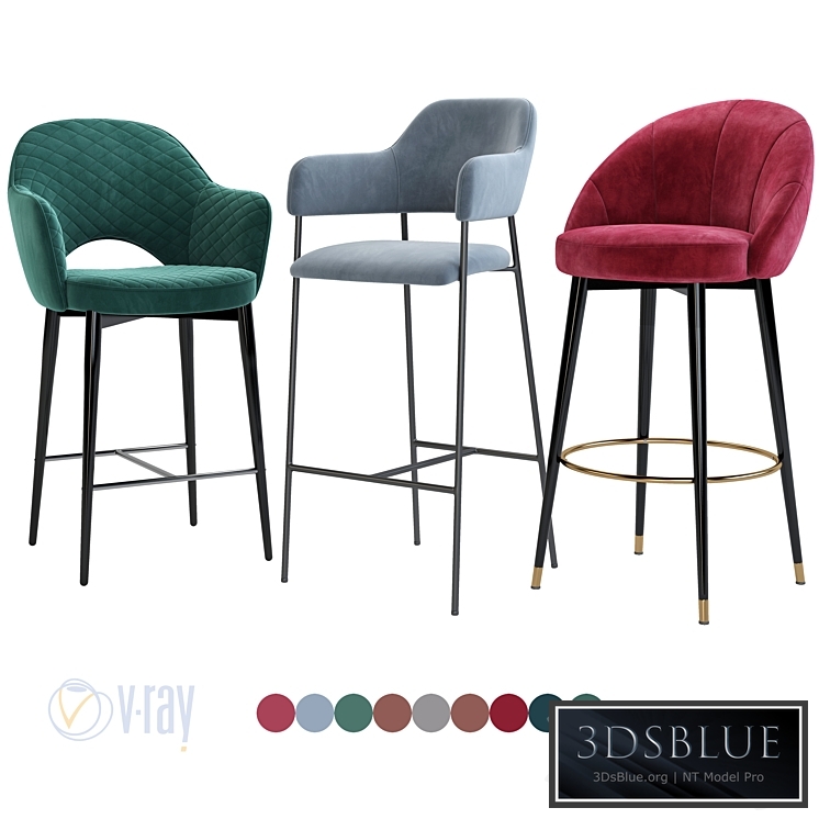 Deephouse. Bar, semi-bar stool Martin, Livorno, Ferrara