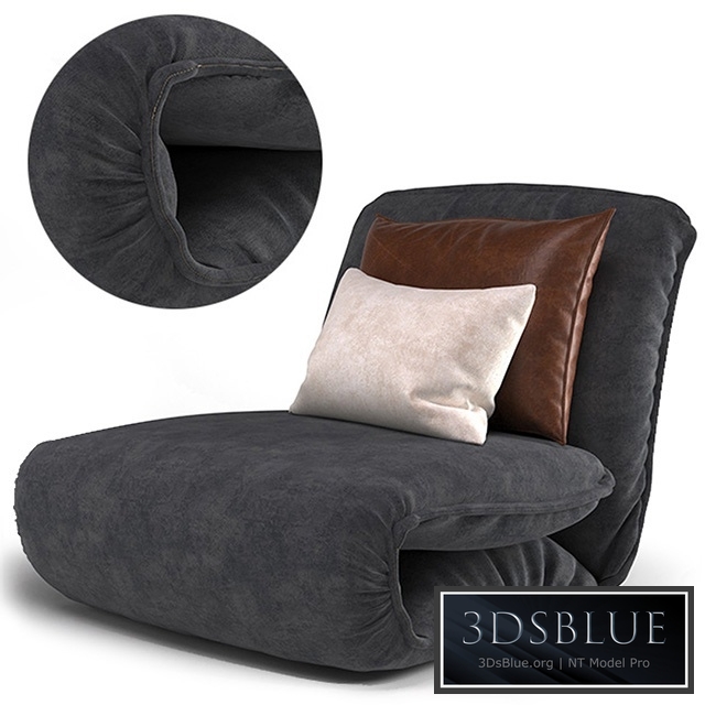 Velvet Lounge Armchair