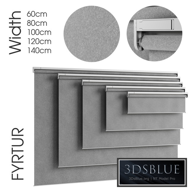 FYRTUR Ikea block-out roller blind