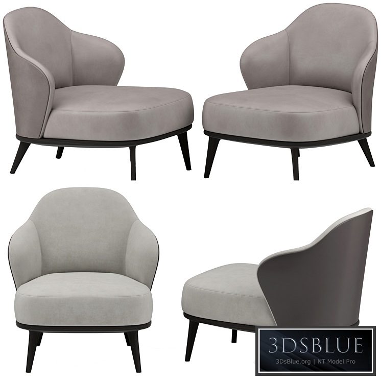 Leslie armchair minotti