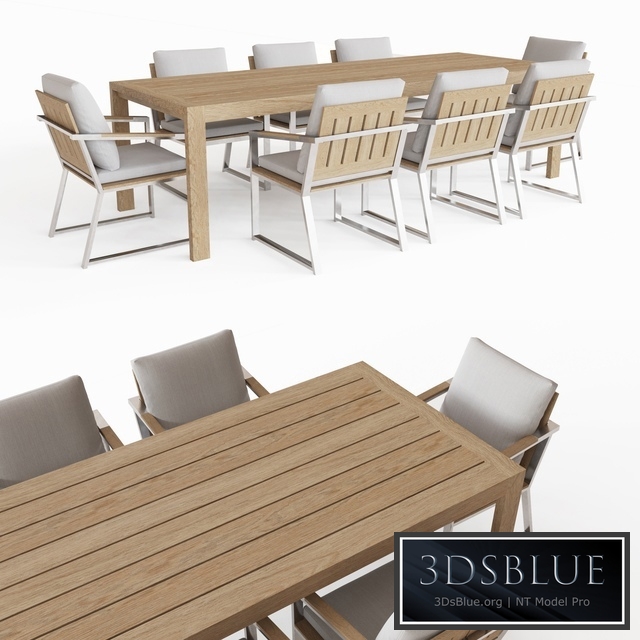 AEGEAN TEAK RECTANGULAR DINING TABLE